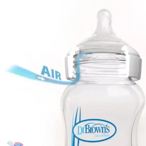 شیشه شیر طلقی آپشن پلاس 270 میل دهانه عریض دکتر براونز