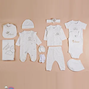 ست 13 تیکه نیلی طرح پرنسس کوچولو