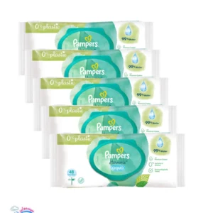 دستمال مرطوب 99% آب دربدار آکوا پمپرز