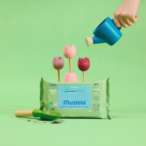 موستلا دستمال مرطوب سبز 99% گیاهی