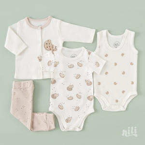 13 تکه نیلی طرح کوکی