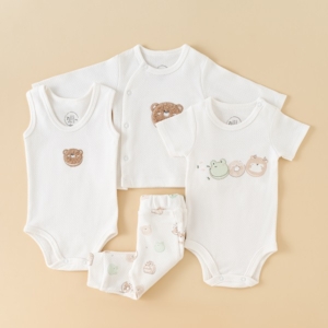 13 تکه نیلی طرح کاپ کیک