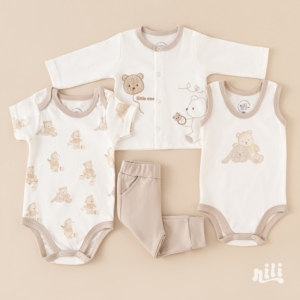 13 تکه نیلی طرح مکعب